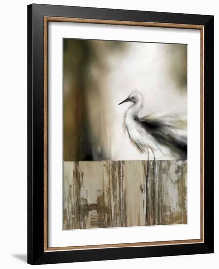 Sea Mist & the Egret-J^P^ Prior-Framed Giclee Print