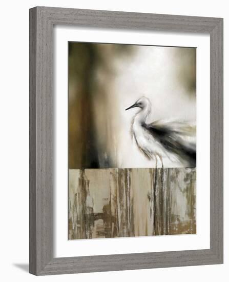 Sea Mist & the Egret-J^P^ Prior-Framed Giclee Print