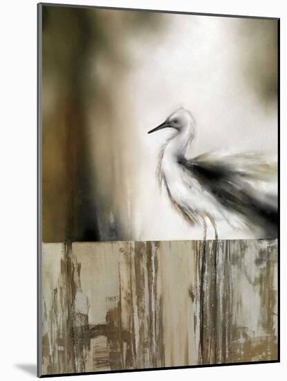 Sea Mist & the Egret-J^P^ Prior-Mounted Giclee Print