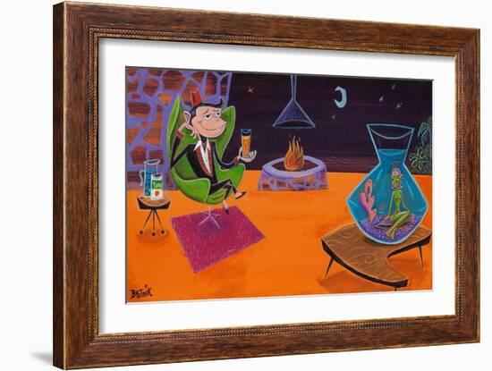 Sea Monkey-Beatnik (Graeme Mckim)-Framed Premium Giclee Print