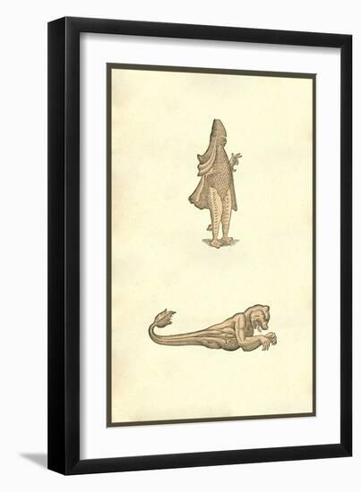 Sea Monster Effigies-Ulisse Aldrovandi-Framed Art Print