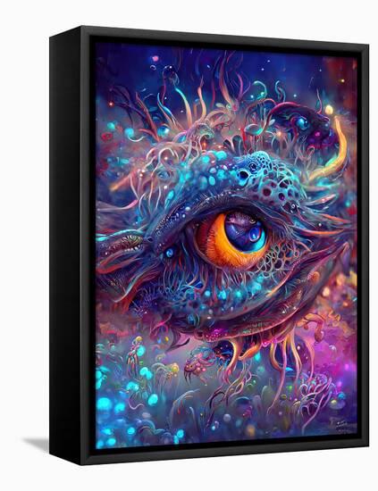 Sea Monster Eye-null-Framed Stretched Canvas