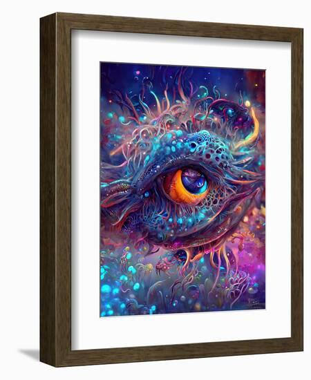 Sea Monster Eye-null-Framed Premium Giclee Print