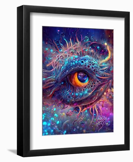 Sea Monster Eye-null-Framed Premium Giclee Print