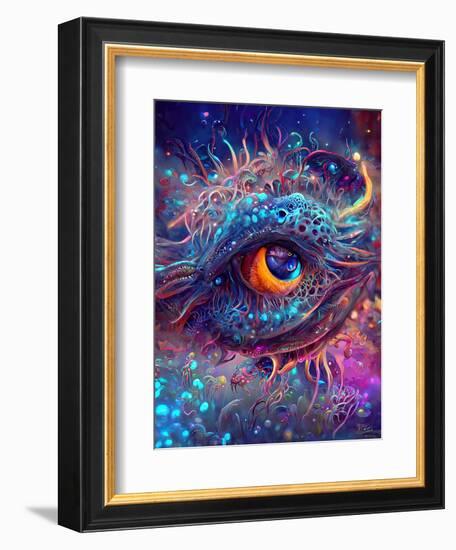 Sea Monster Eye-null-Framed Premium Giclee Print