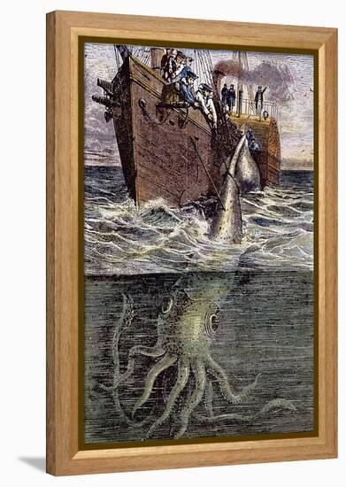 Sea Monster-null-Framed Premier Image Canvas