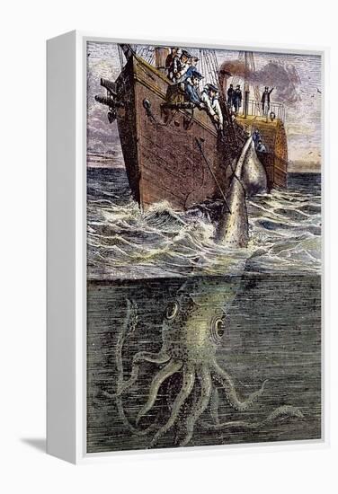 Sea Monster-null-Framed Premier Image Canvas