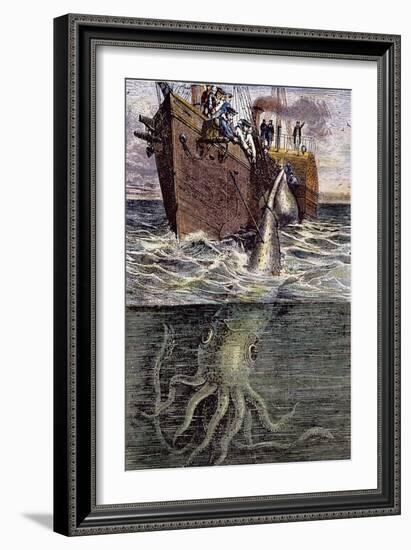 Sea Monster-null-Framed Giclee Print