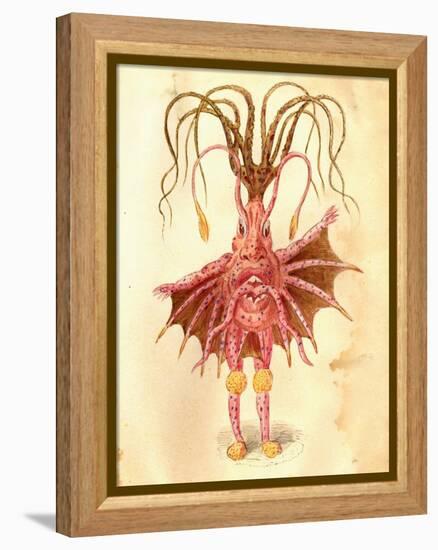 Sea Nettle 1873 'Missing Links' Parade Costume Design-Charles Briton-Framed Premier Image Canvas