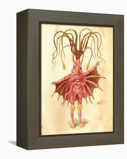 Sea Nettle 1873 'Missing Links' Parade Costume Design-Charles Briton-Framed Premier Image Canvas