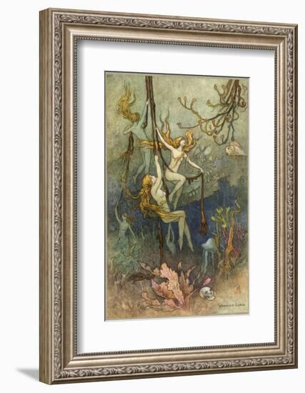 Sea Nymphs-Warwick Goble-Framed Photographic Print