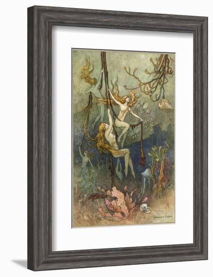 Sea Nymphs-Warwick Goble-Framed Photographic Print