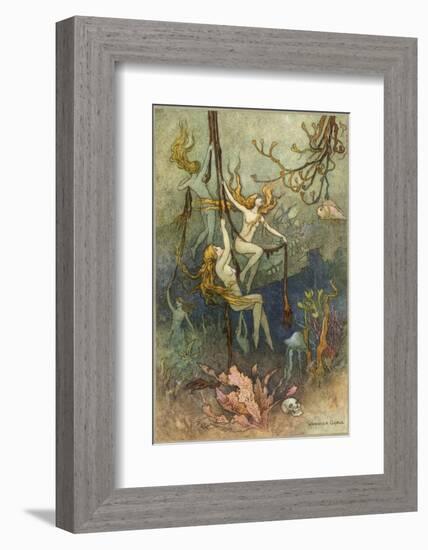 Sea Nymphs-Warwick Goble-Framed Photographic Print