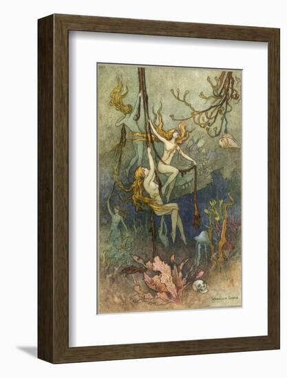 Sea Nymphs-Warwick Goble-Framed Photographic Print