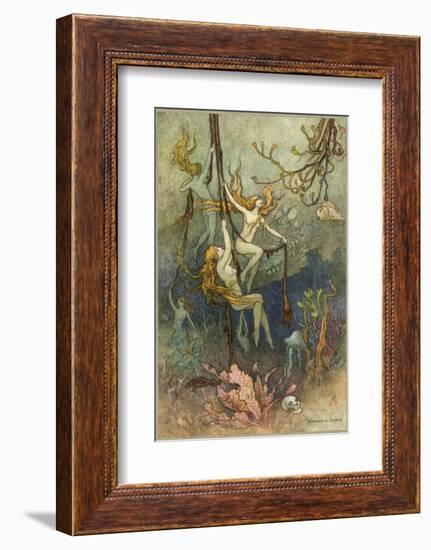 Sea Nymphs-Warwick Goble-Framed Photographic Print