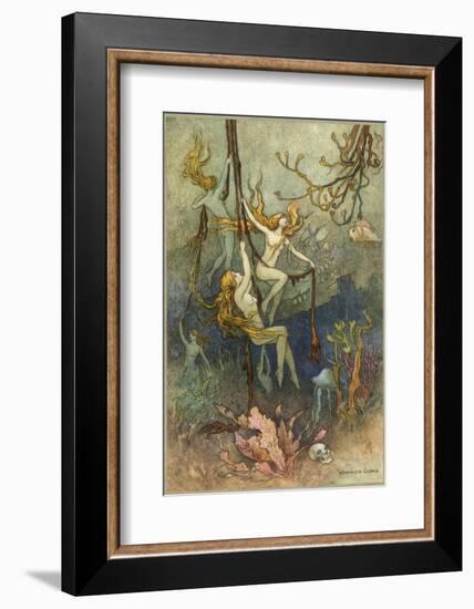 Sea Nymphs-Warwick Goble-Framed Photographic Print