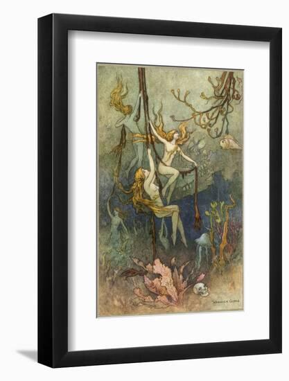 Sea Nymphs-Warwick Goble-Framed Photographic Print