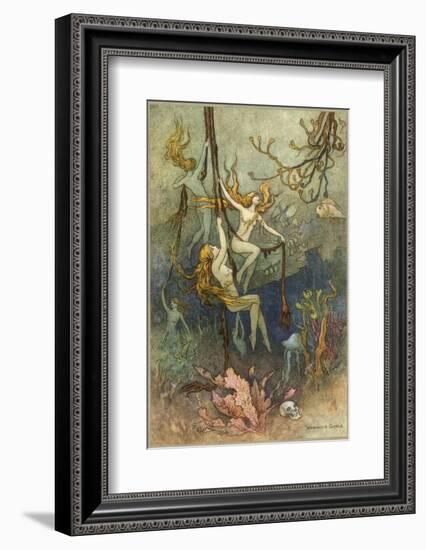 Sea Nymphs-Warwick Goble-Framed Photographic Print