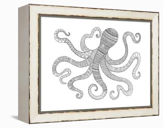 Sea Octopus-Neeti Goswami-Framed Stretched Canvas