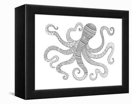 Sea Octopus-Neeti Goswami-Framed Stretched Canvas