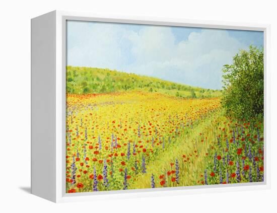 Sea Of Blossom-kirilstanchev-Framed Stretched Canvas