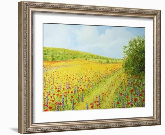 Sea Of Blossom-kirilstanchev-Framed Art Print