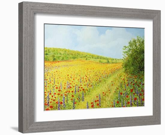 Sea Of Blossom-kirilstanchev-Framed Art Print