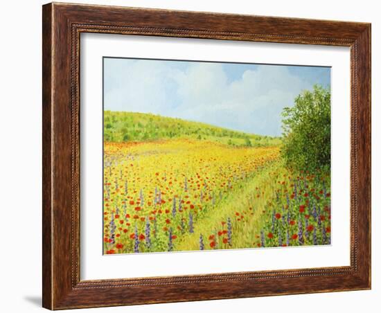 Sea Of Blossom-kirilstanchev-Framed Art Print