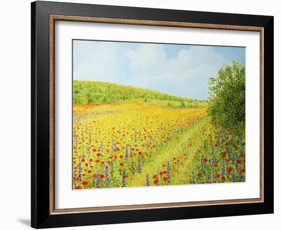 Sea Of Blossom-kirilstanchev-Framed Art Print