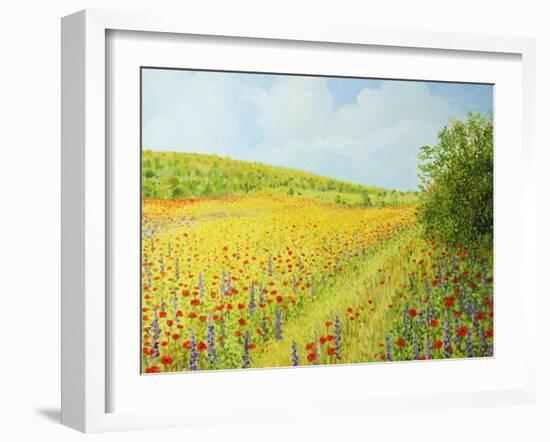 Sea Of Blossom-kirilstanchev-Framed Art Print