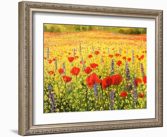 Sea Of Blossom-kirilstanchev-Framed Art Print