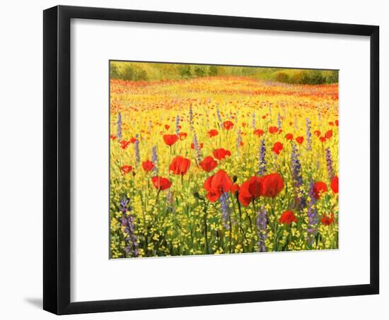 Sea Of Blossom-kirilstanchev-Framed Art Print