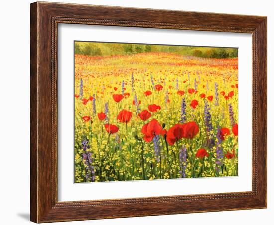 Sea Of Blossom-kirilstanchev-Framed Art Print