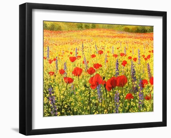 Sea Of Blossom-kirilstanchev-Framed Art Print