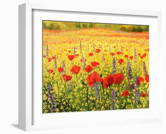 Sea Of Blossom-kirilstanchev-Framed Art Print