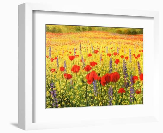 Sea Of Blossom-kirilstanchev-Framed Art Print