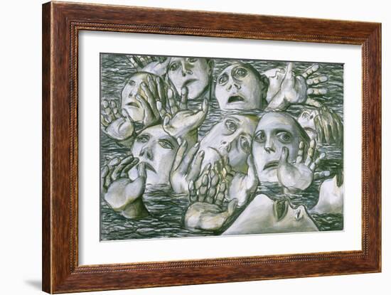 Sea of Faces 2, 1984-Evelyn Williams-Framed Giclee Print