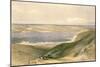 Sea of Galilee or Genezareth, Looking Towards Bashan, April 21st 1839, Pub. 1842-David Roberts-Mounted Giclee Print