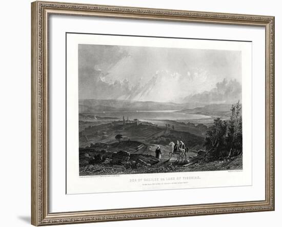 Sea of Galilee or Lake of Tiberias, 1887-W Richardson-Framed Giclee Print