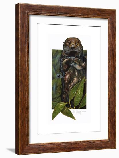 Sea Otter-Tim Knepp-Framed Giclee Print