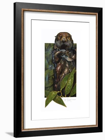 Sea Otter-Tim Knepp-Framed Giclee Print