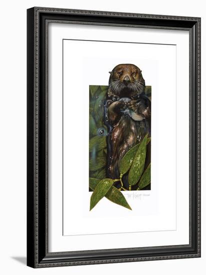 Sea Otter-Tim Knepp-Framed Giclee Print