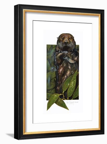 Sea Otter-Tim Knepp-Framed Giclee Print
