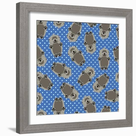 Sea Otters-Joanne Paynter Design-Framed Giclee Print