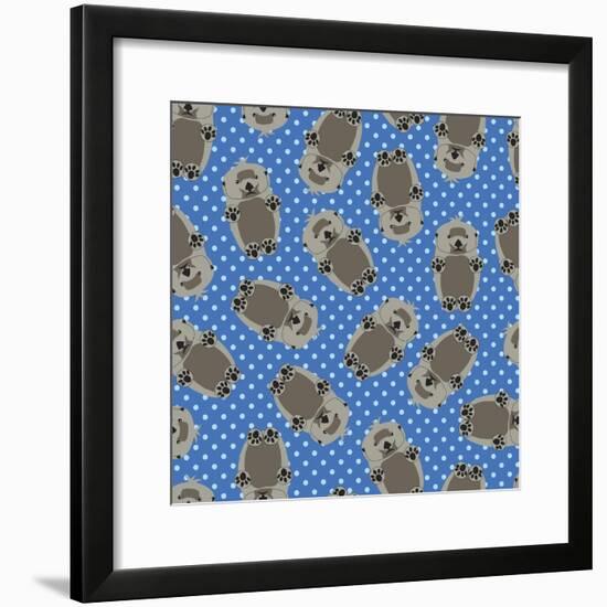 Sea Otters-Joanne Paynter Design-Framed Giclee Print