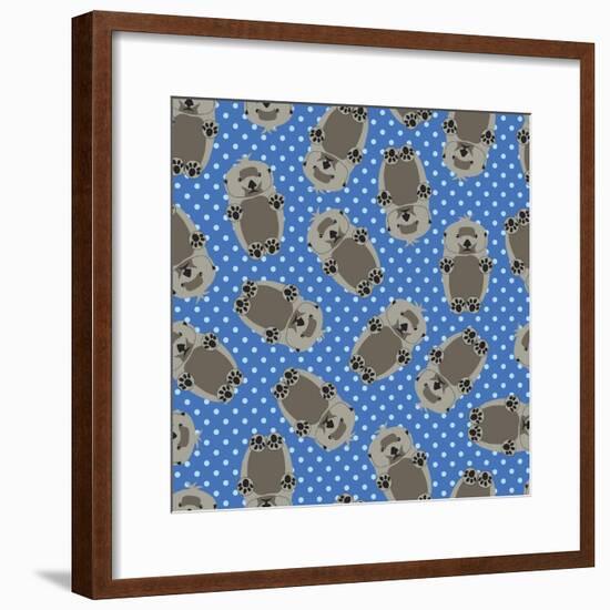 Sea Otters-Joanne Paynter Design-Framed Giclee Print