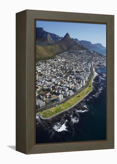 Sea Point Promenade, Lion's Head, Cape Town, South Africa-David Wall-Framed Premier Image Canvas