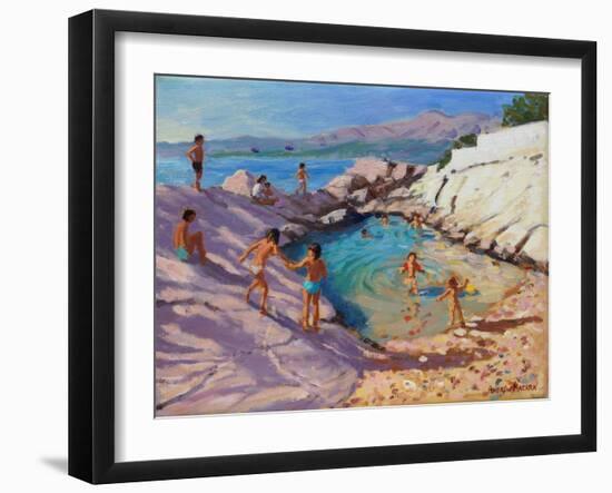 Sea Pool, Croatia-Andrew Macara-Framed Giclee Print