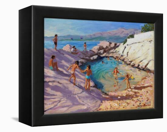 Sea Pool, Croatia-Andrew Macara-Framed Premier Image Canvas