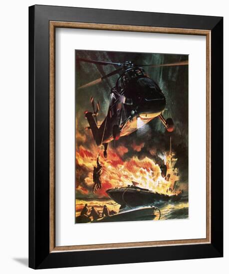 Sea Rescue-Wilf Hardy-Framed Giclee Print